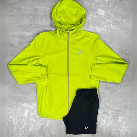 Asics 'Neon Lime' Core  Windrunner Set
