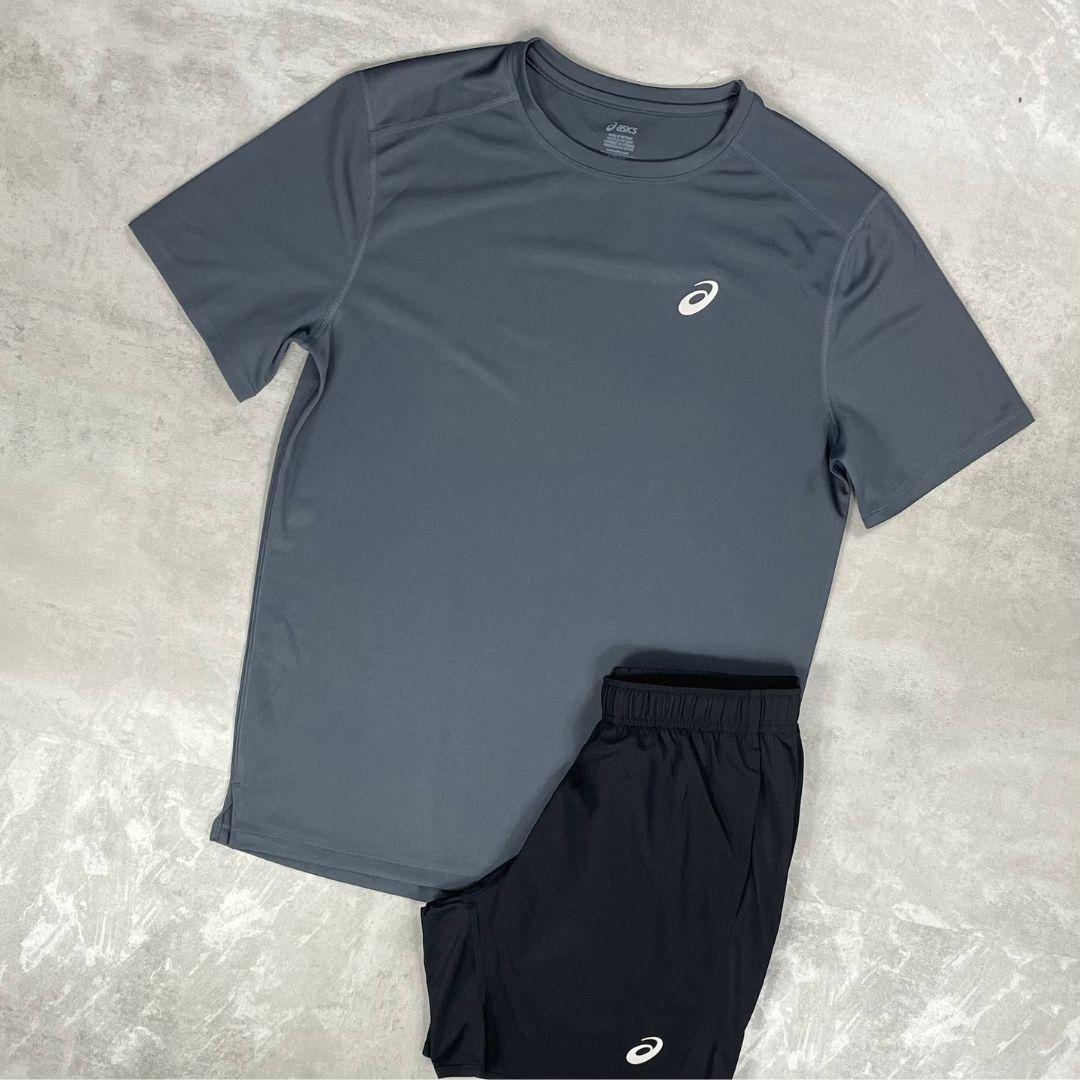 Asics 'Smoke Grey' Core T-Shirt Set