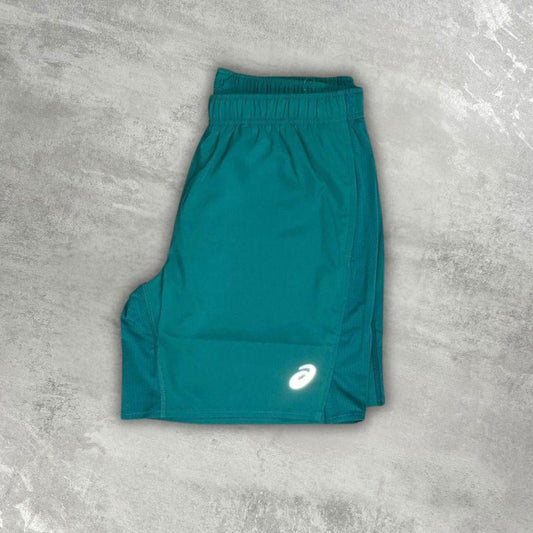 Asics 'Teal' Core Woven 7" Shorts