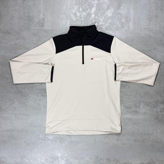 Berghaus Beige/Black Terrain Trek Half-Zip Jacket