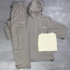 Berghaus Beige Greenbank Jacket, Tee & Pant - Tri-Set