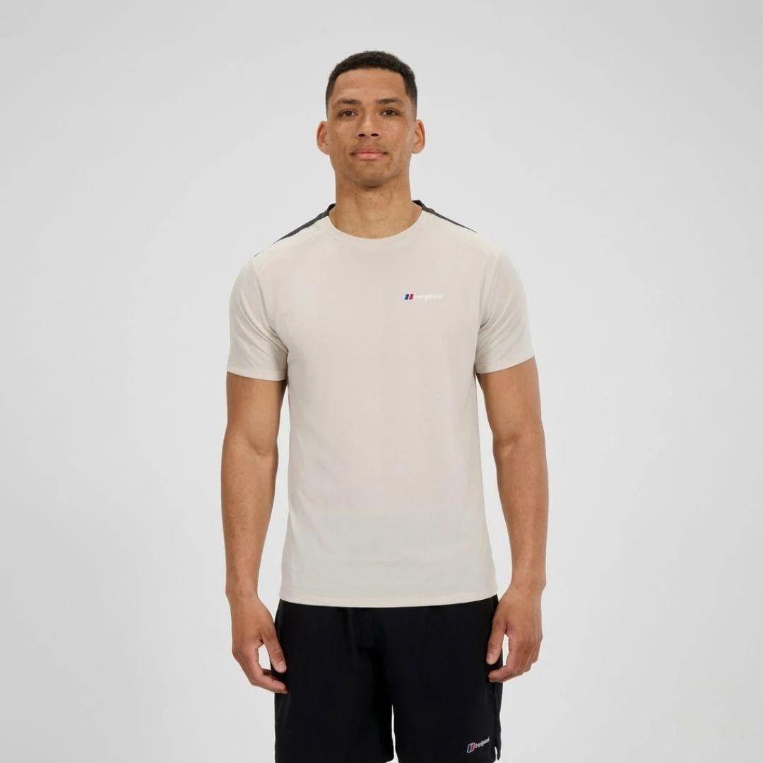 Berghaus Beige Terrain Trek Half-Zip, Tee & Pant - Tri-Set - Men's Beige 3-Piece Outfit Set