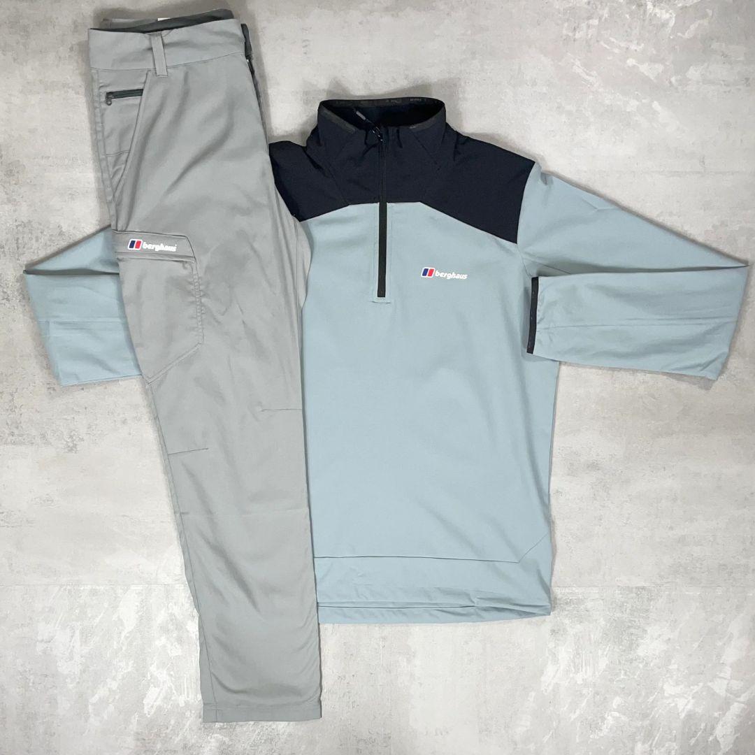 Berghaus Black/Grey Terrain Trek Half-Zip Tracksuit