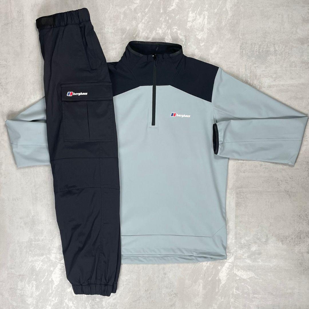 Berghaus Black/Grey Terrain Trek Half-Zip Tracksuit