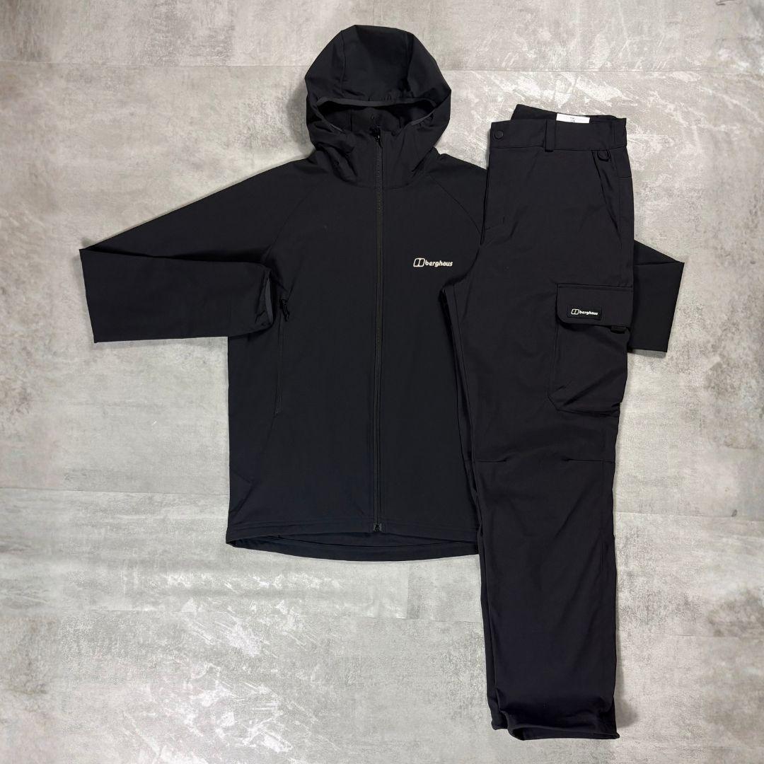 Berghaus Black Skelbo Jacket & Pant Tracksuit