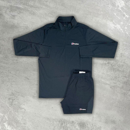 Berghaus Black Tech Half-Zip Set