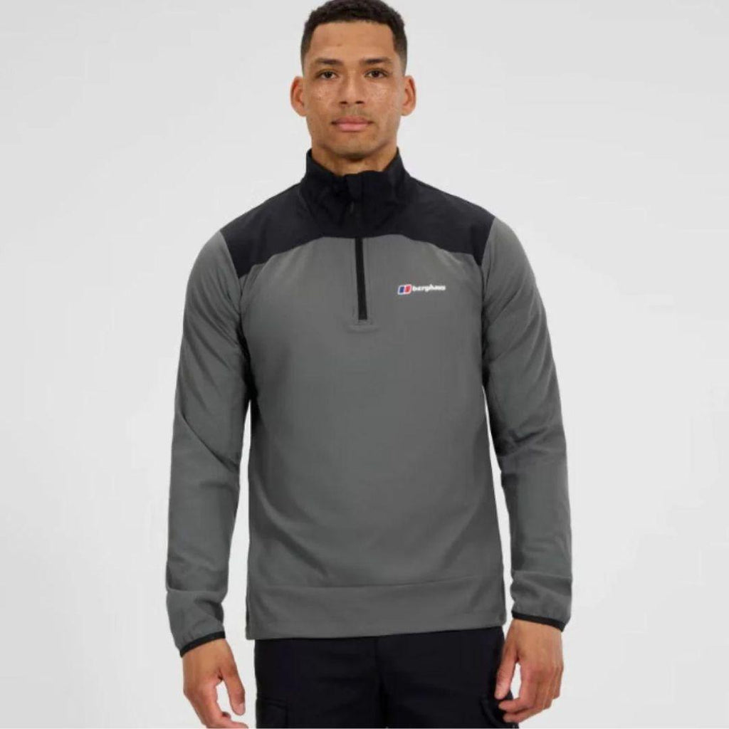 Berghaus Dark Grey/Black Terrain Trek Half-Zip Jacket Tri-Set