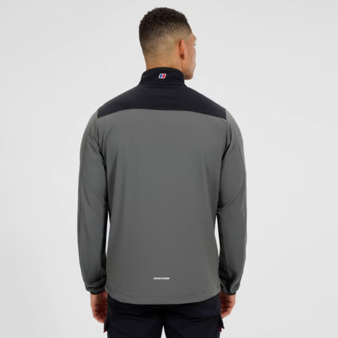 Berghaus 'Dark Grey/Black' Terrain Trek Half-Zip Jacket