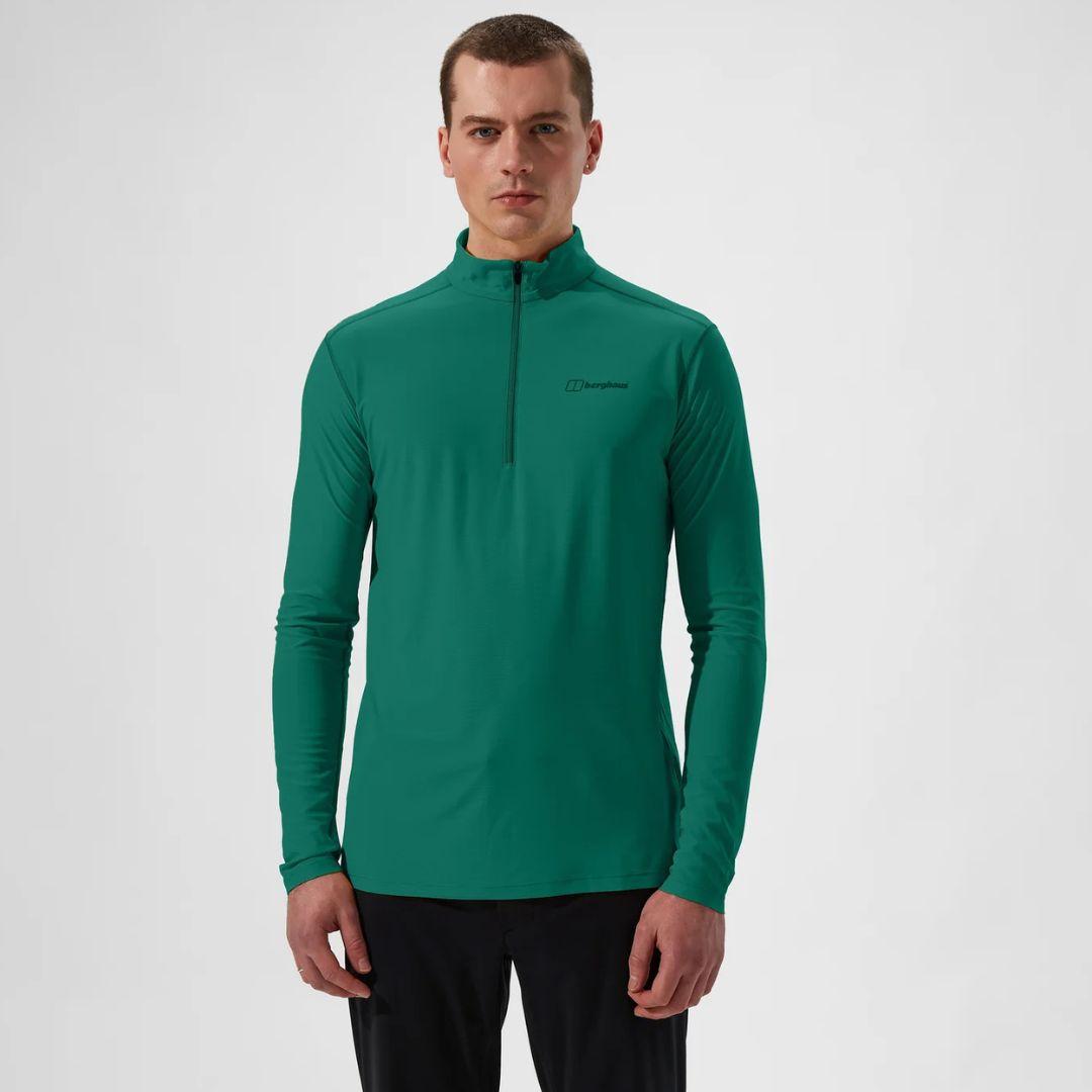 Berghaus 'Forest Green' 24/7 Half-Zip
