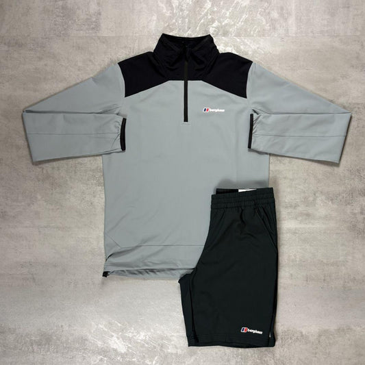 Berghaus Grey/Black Terrain Trek Half-Zip Jacket Set