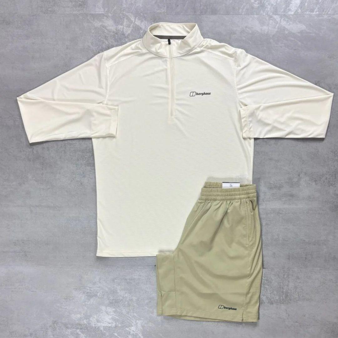 Berghaus 'Light Beige' 24/7 Half-Zip Set
