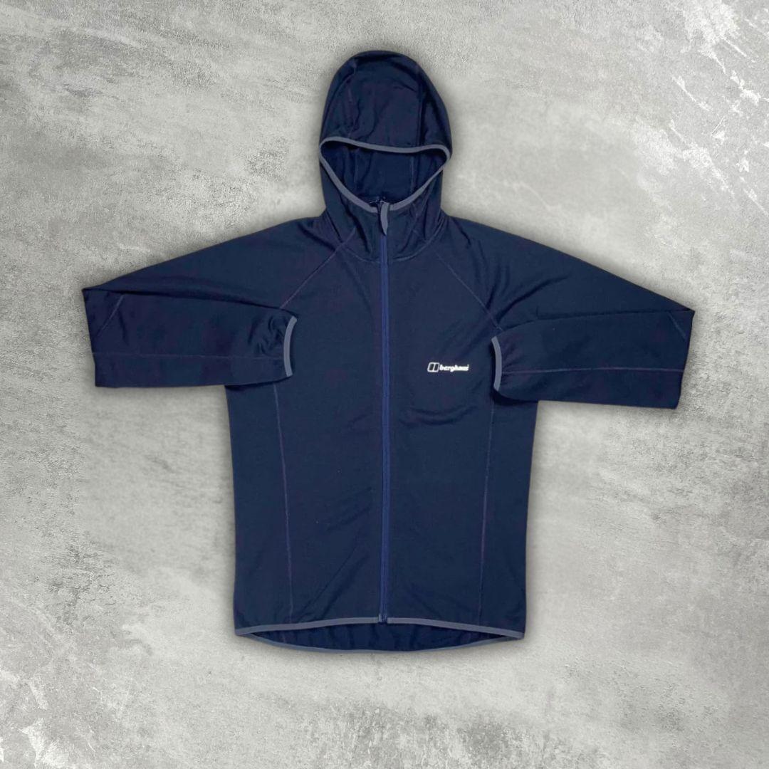 Berghaus Navy Fleece Hooded Jacket