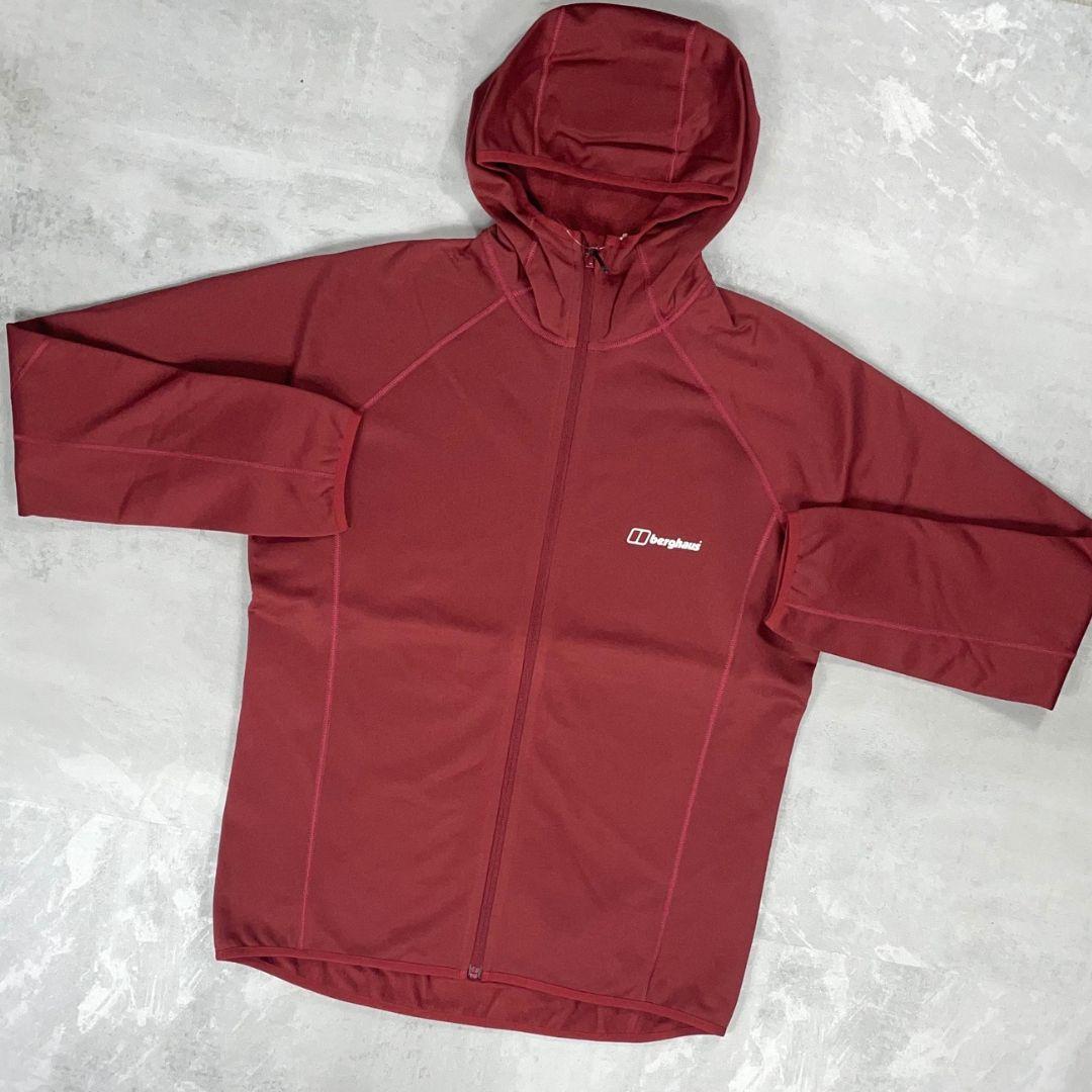Berghaus 'Syrah Red' Fleece Hooded Jacket