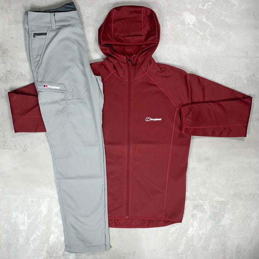 Berghaus 'Syrah Red' Fleece Hooded Tracksuit