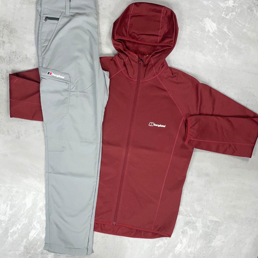 Berghaus 'Syrah Red' Fleece Hooded Tracksuit