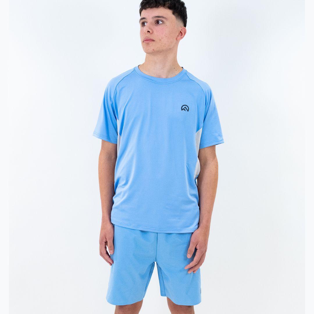 Flux 'Baby Blue' Tech T-Shirt Set