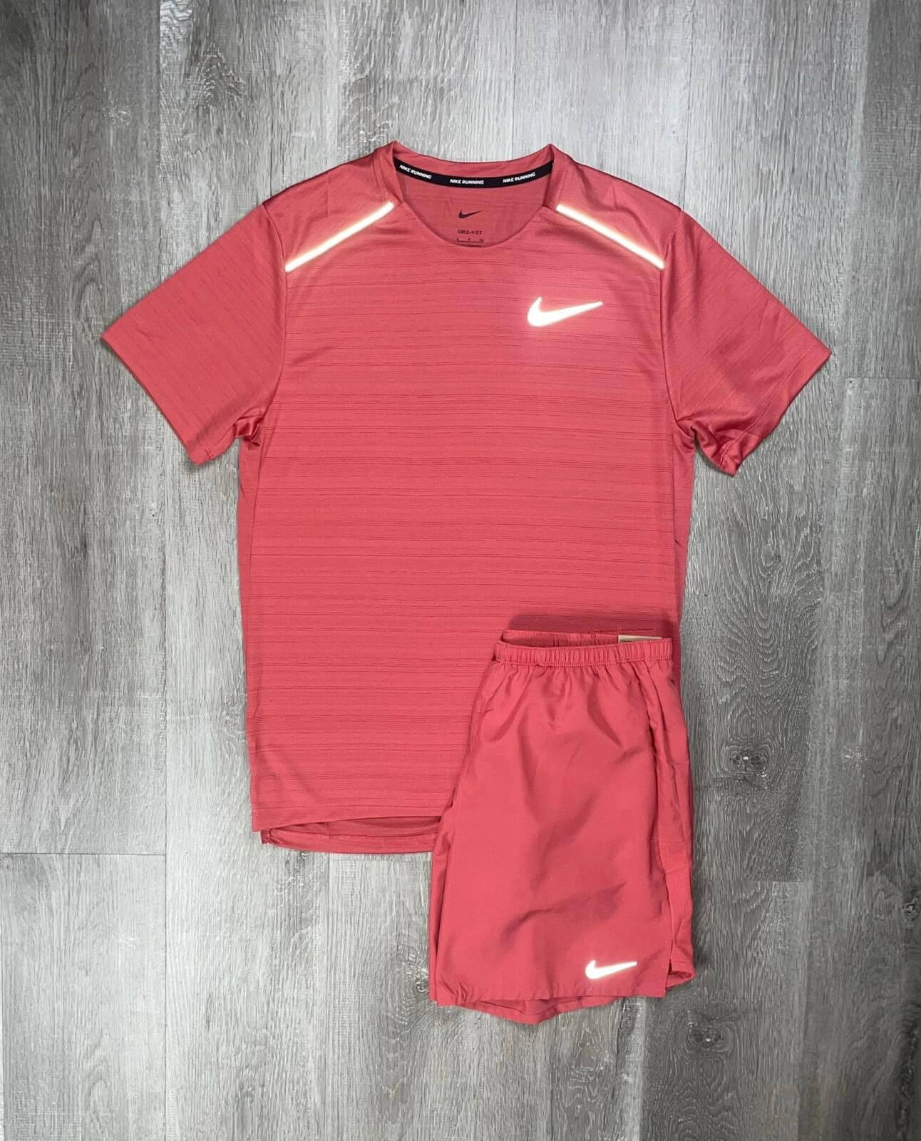Nike 'Adobe Red' UV Run Repel Windrunner Tri-Set