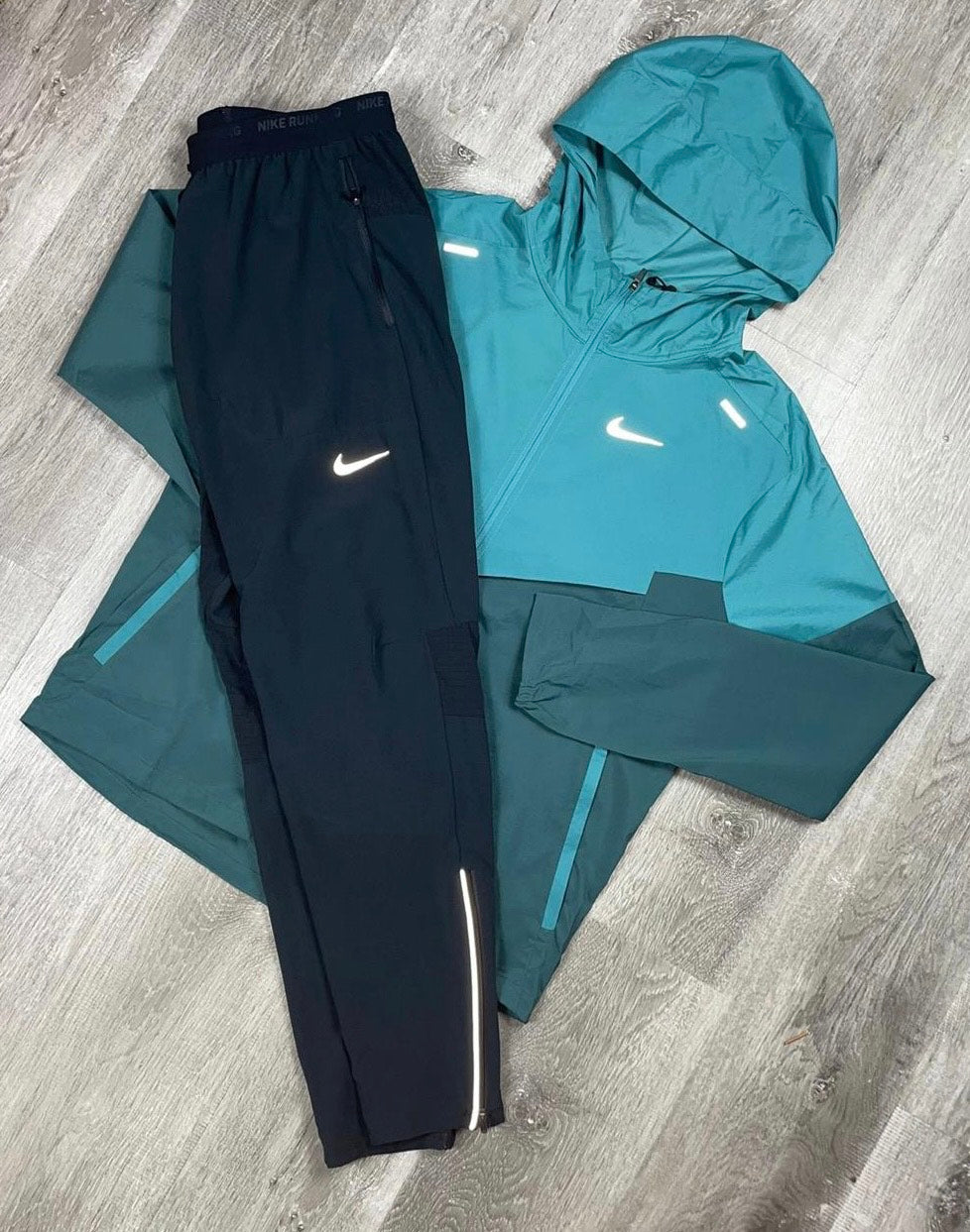 Nike 'Teal' Run Repel UV Windrunner Tracksuit
