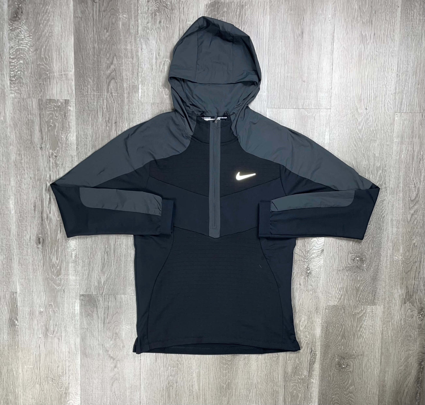 Nike Black 1/2 Zip Performance Jacket Set