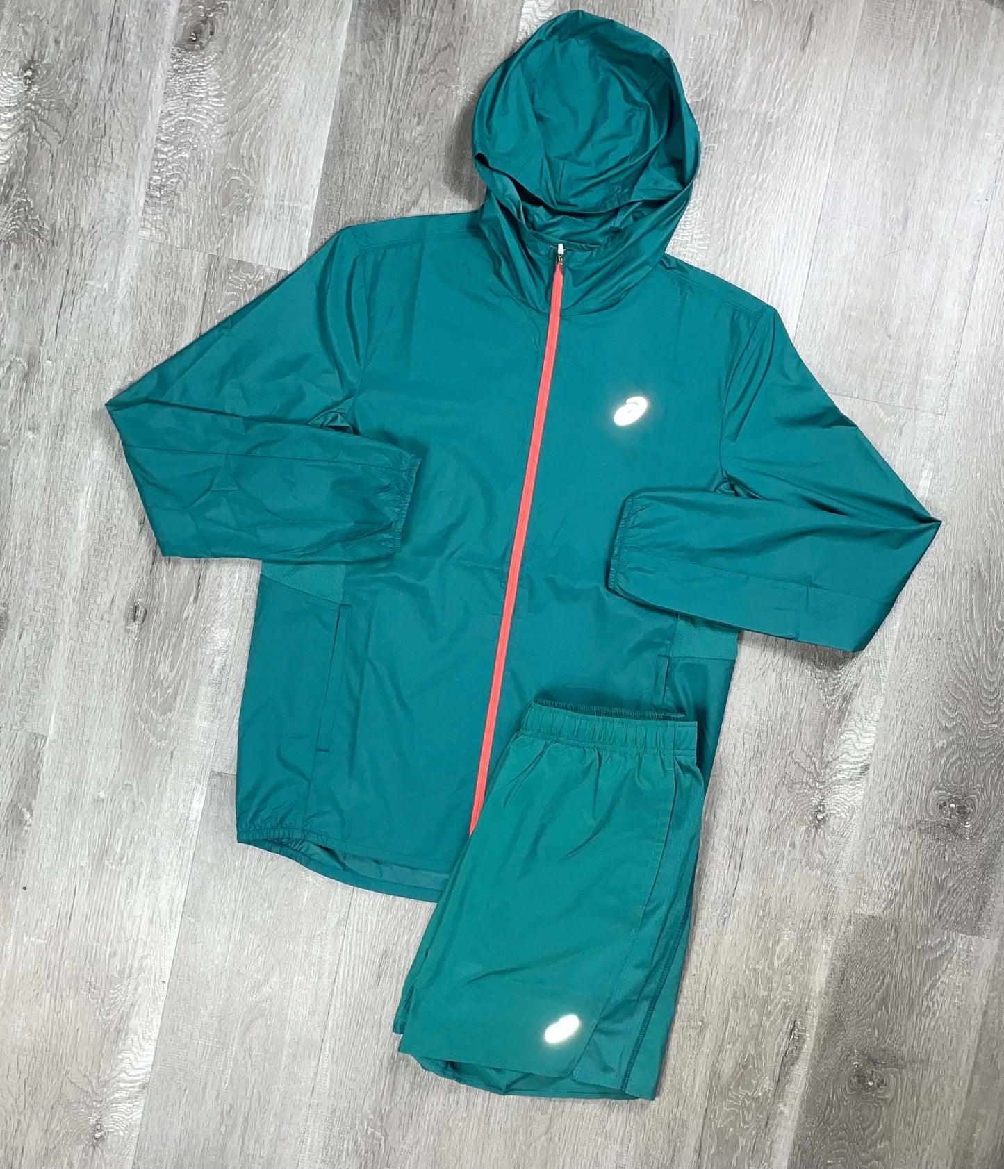 Asics Core Teal Windrunner Set