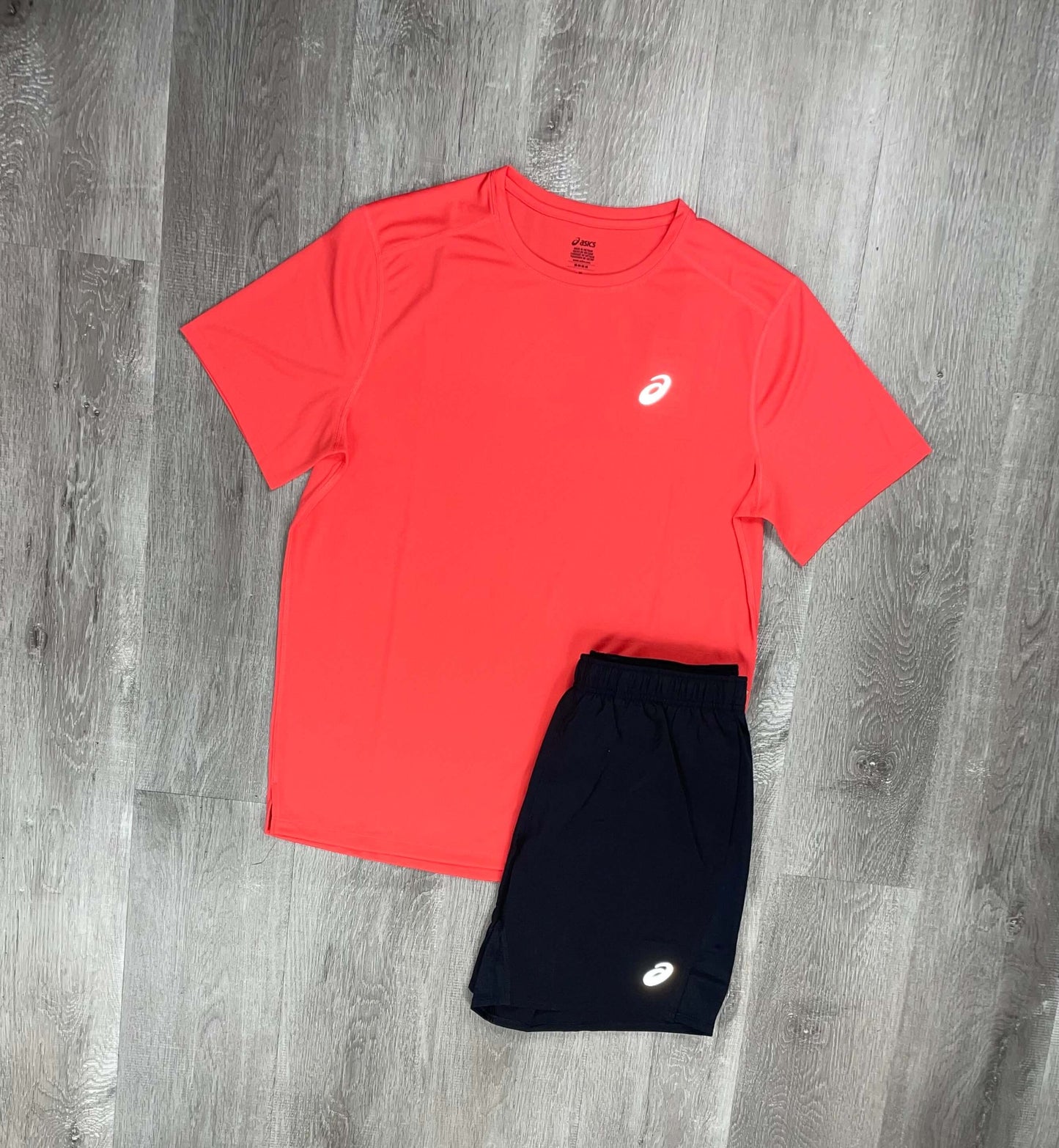 Asics 'Adobe Red' Core T-Shirt Set