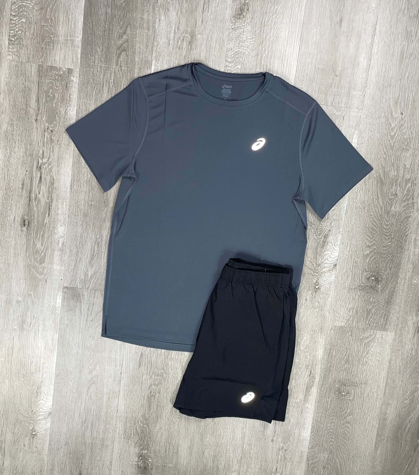 Asics 'Smoke Grey' Core T-Shirt Set