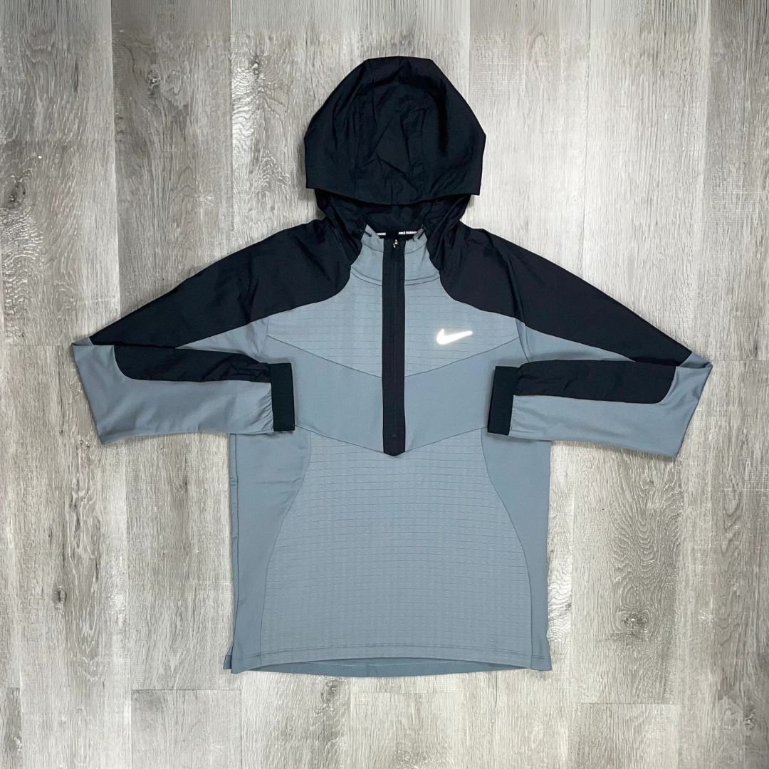 Nike Grey 1/2 Zip Performance Jacket Set