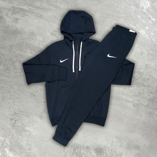 Nike Black Club Zipped Fleece Tracksuit