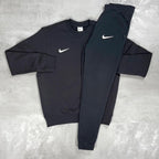Nike Black Crew Neck Tracksuit