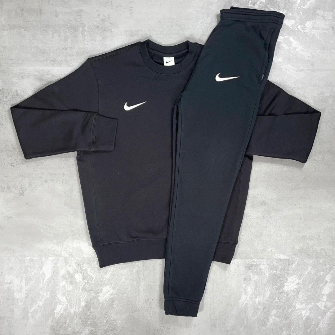 Nike Black Crew Neck Tracksuit