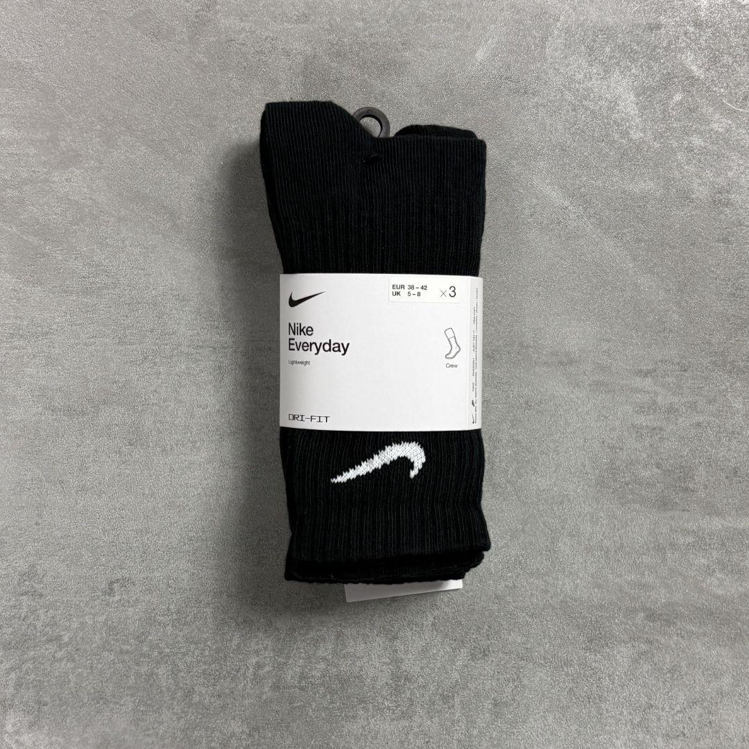 Nike Black Everyday Socks 3 Pack