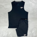 Nike Black Miler Vest Set
