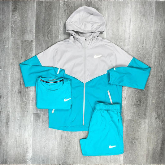 Nike 'Dusty Cactus' UV Run Repel Windrunner Tri-Set