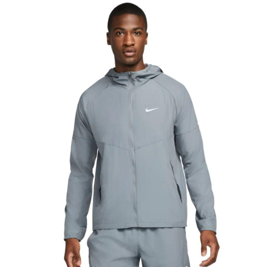 Nike Grey Miler Repel Jacket Set