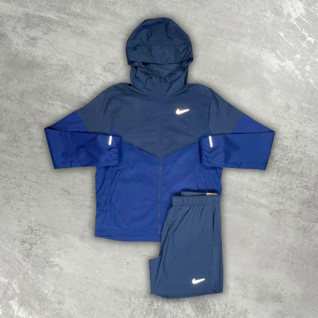 Nike 'Midnight Navy' UV Run Repel Windrunner Set