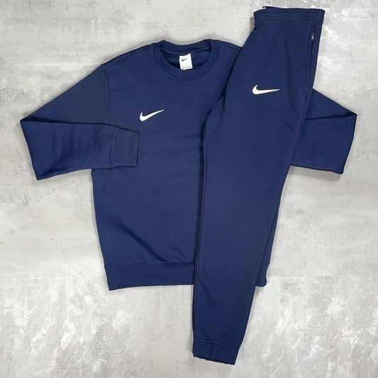 Nike Navy Crew Neck Tracksuit
