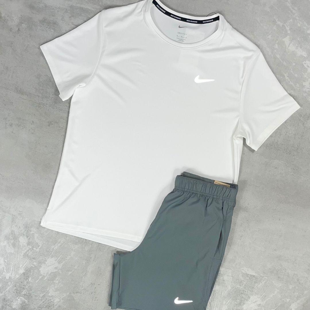 Nike White Miler 2.0 Set