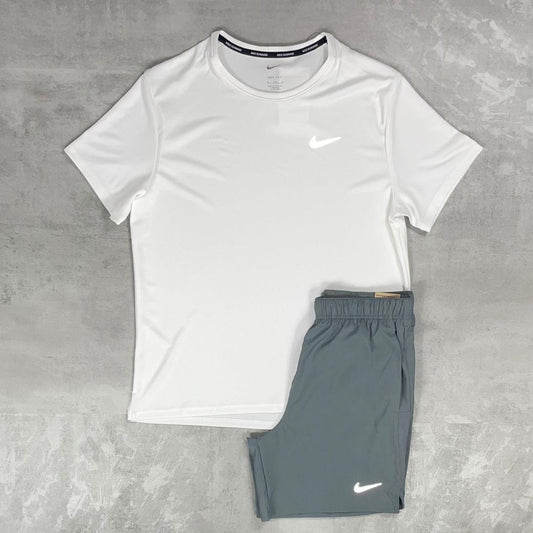 Nike White Miler 2.0 Set