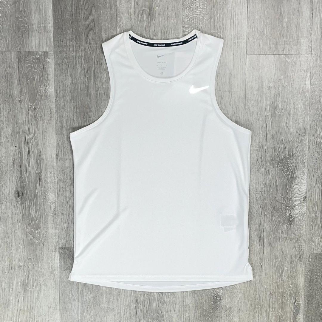 Nike White Miler Vest