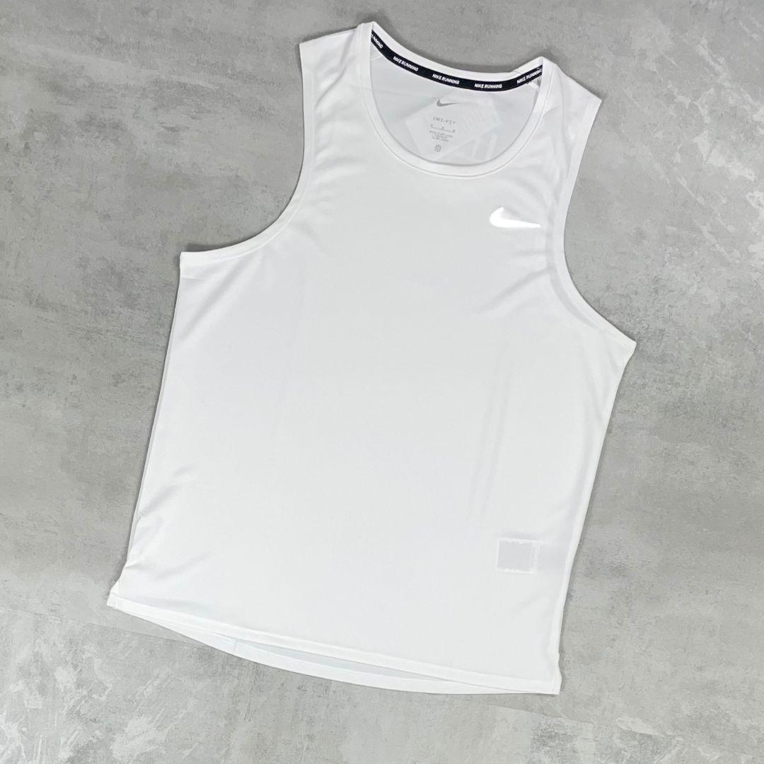 Nike White Miler Vest