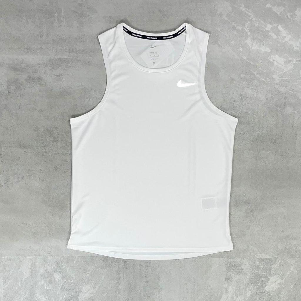 Nike White Miler Vest