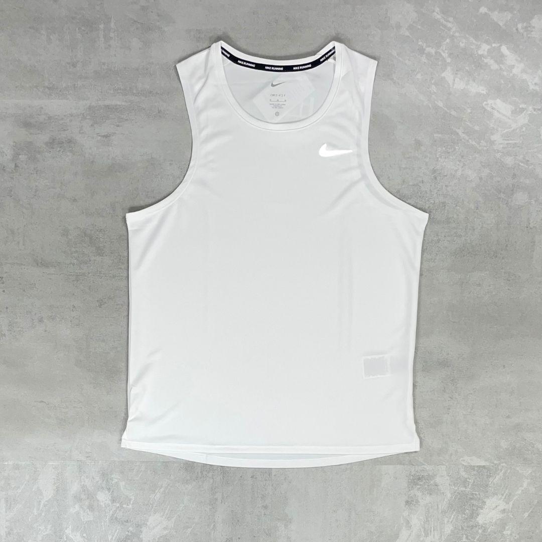 Nike White Miler Vest