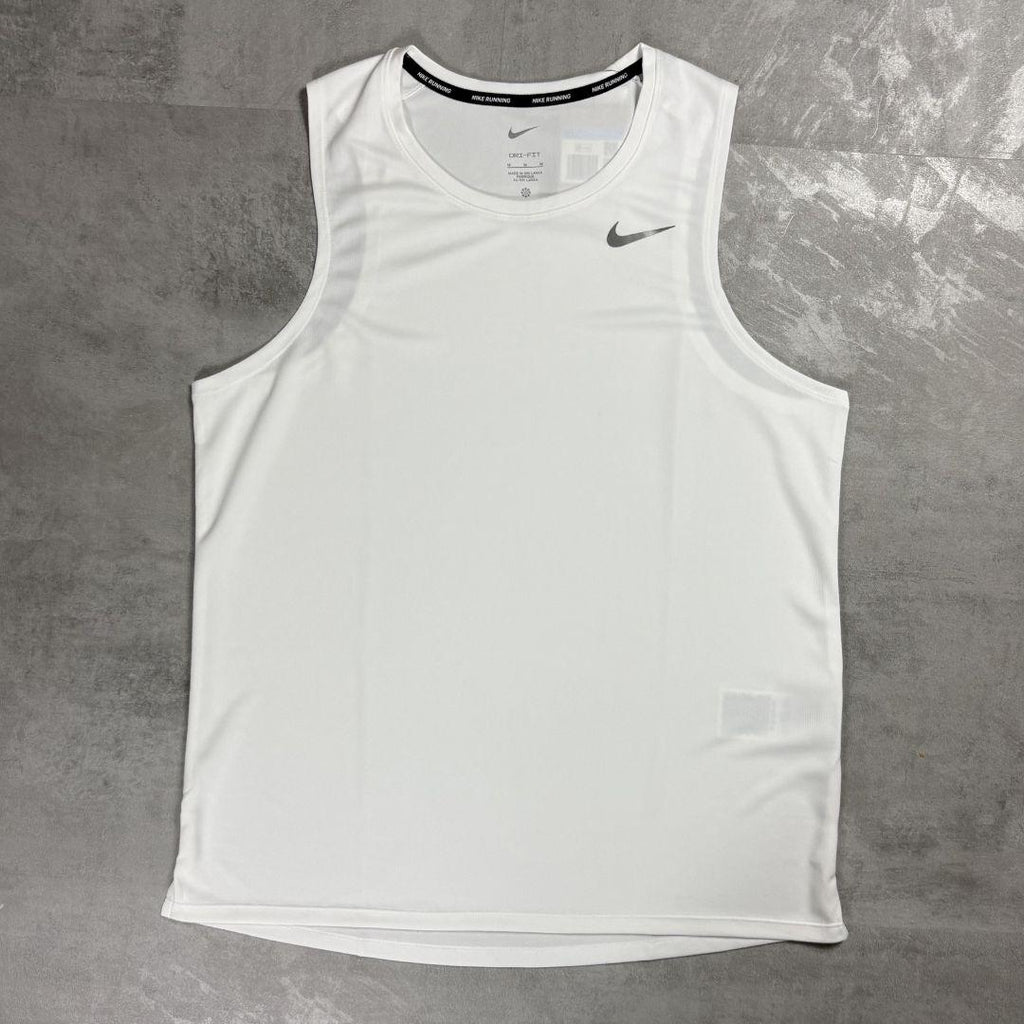 Nike White Miler Vest