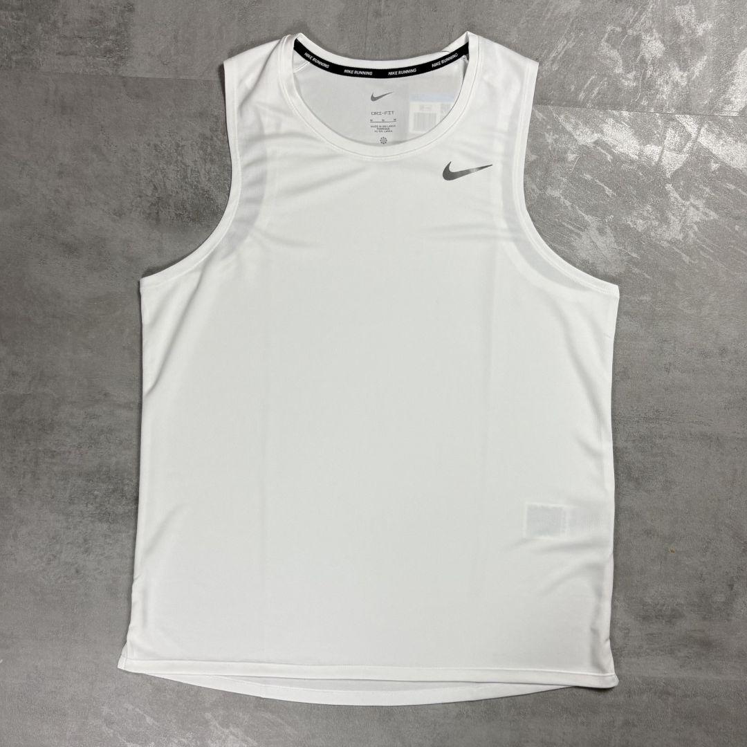 Nike White Miler Vest