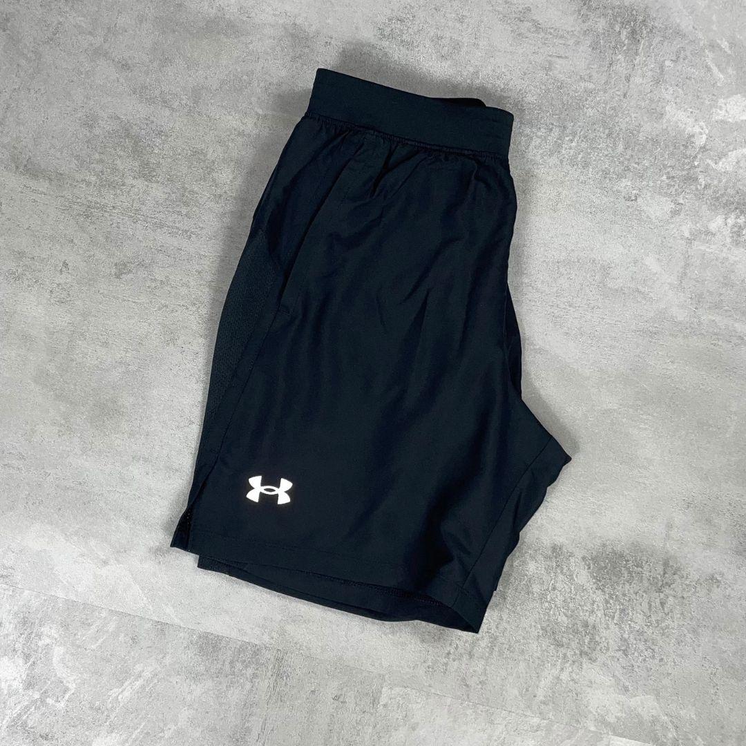 Under Armour Black Launch 7" Shorts