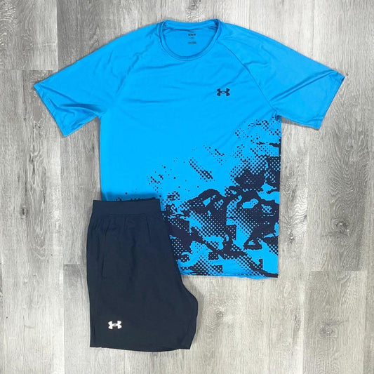 Under Armour 'Ether Blue' Fade T-Shirt Set