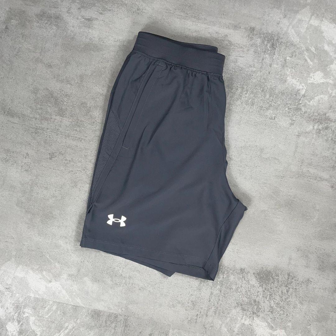Under Armour Grey Launch 7" Shorts