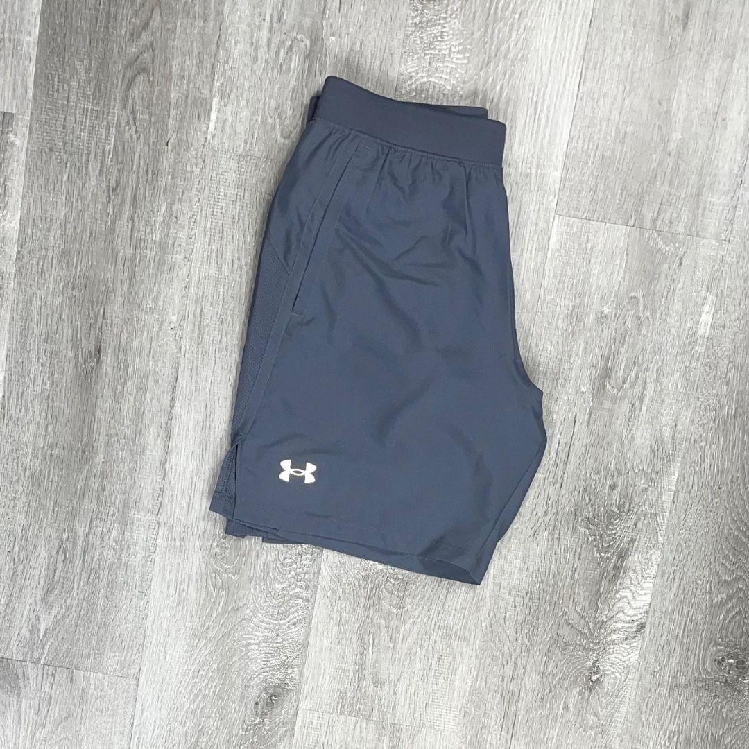 Under Armour Grey Launch 7" Shorts