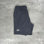 Under Armour Grey Launch 7" Shorts