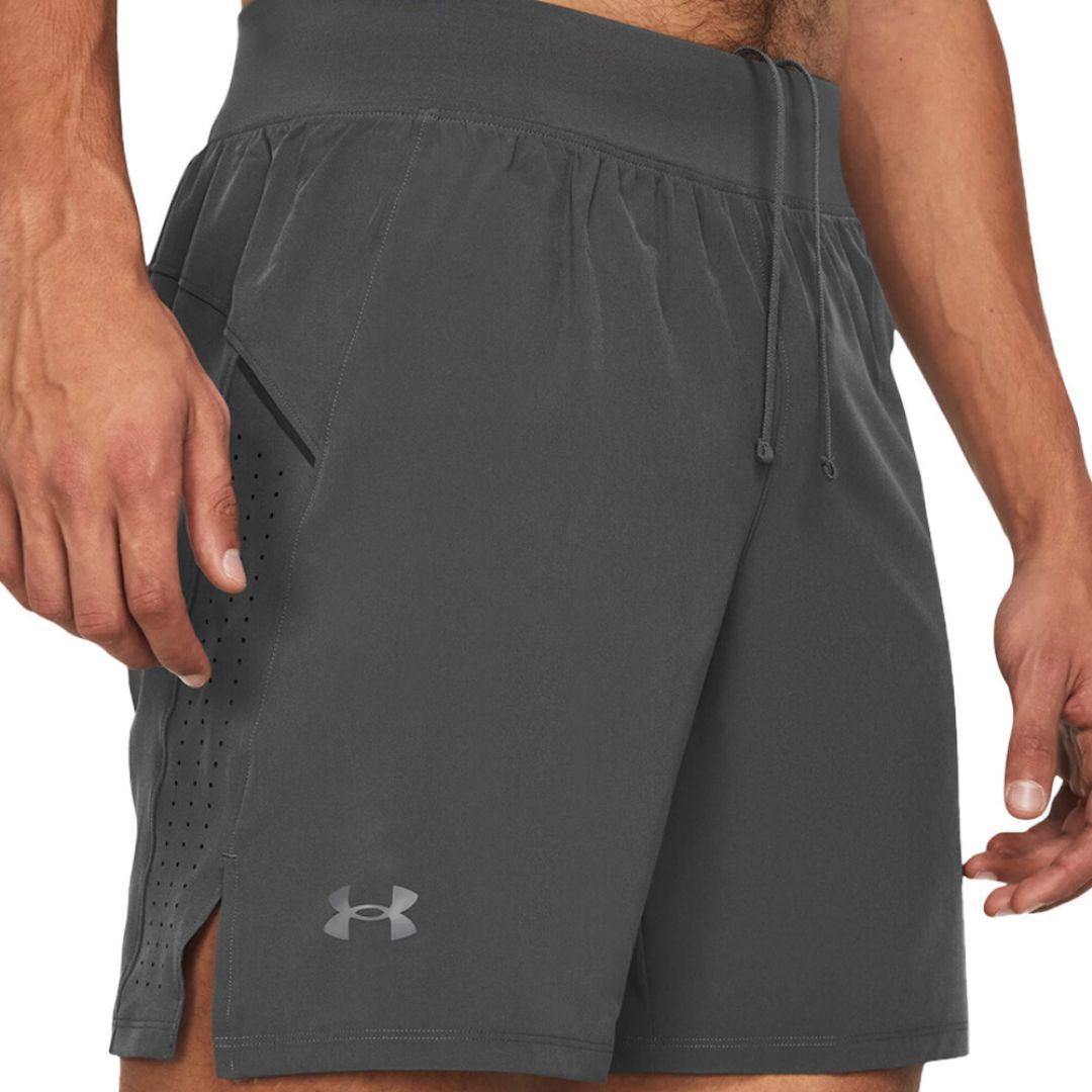 Under Armour Grey Launch 7" Shorts
